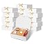 White with Gold Ribbon