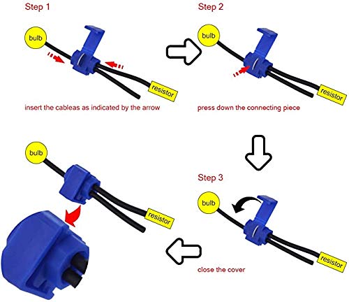Resistencias de Carga LED 75W 4ohm Pack 2 Piezas miniatura 7