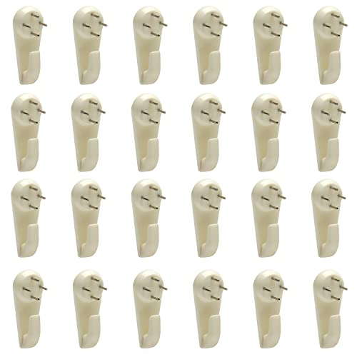 Image of Nails for Hanging Pictures,Picture Hooks Hardwall Hanger for Hardware, Fasteners & Hooks Wall Mount Non-Mark Hook Picture Photo Frame Hangers(30pcs,50*21mm)