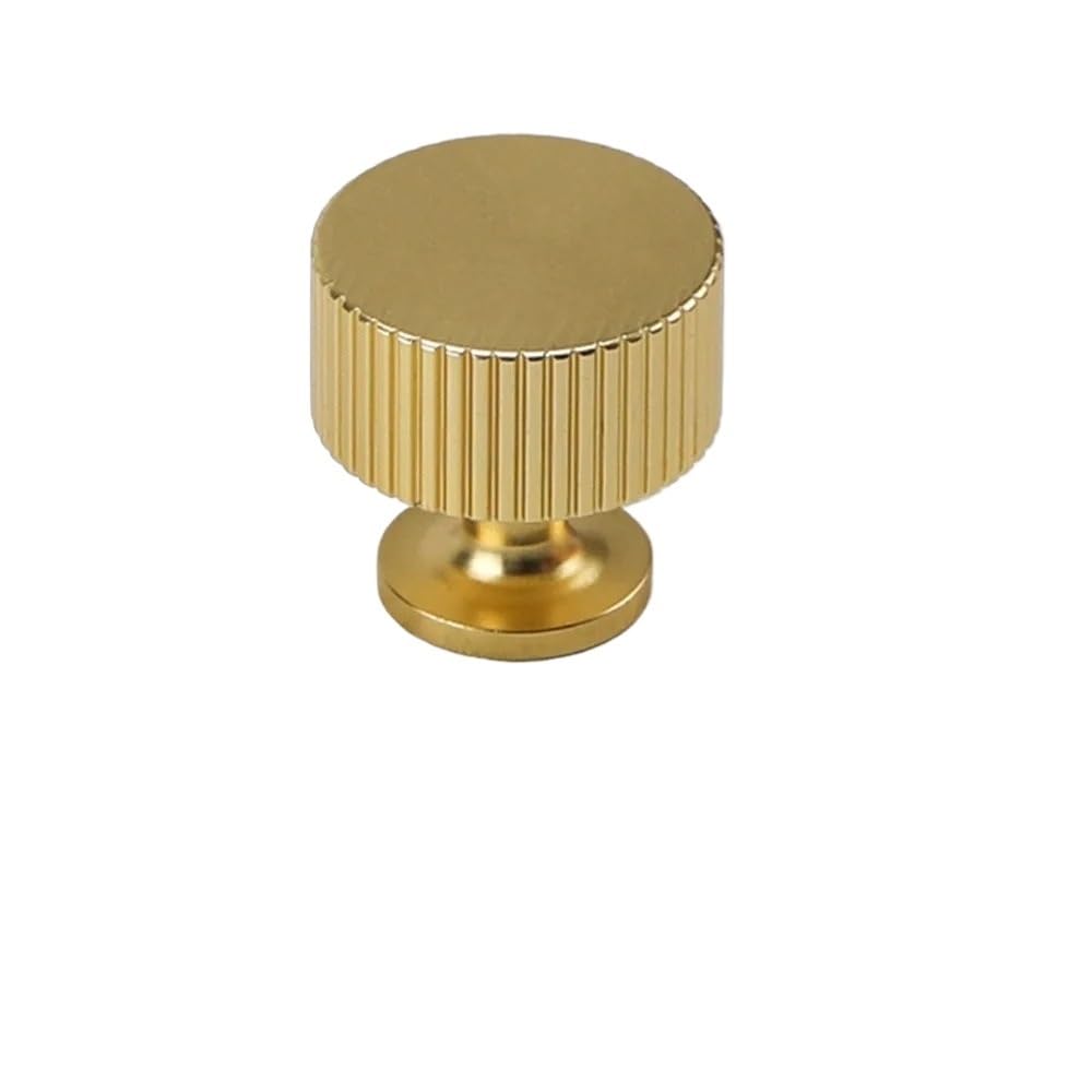 Diyouke Color4 Modern Gold Knurled Cabinet Drawer Knob - Stylish Round Cupboard Hardware For Home Furniture(Color4)