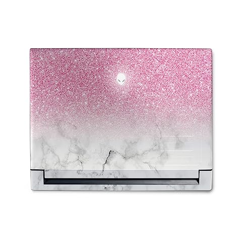 Image of MightySkins Skin Compatible with Alienware M18 R1 (2023) Full Wrap Kit - Marble Glitz | Protective, Durable, and Unique Vinyl Decal wrap Cover | Easy to Apply & Change Styles | Made in The USA