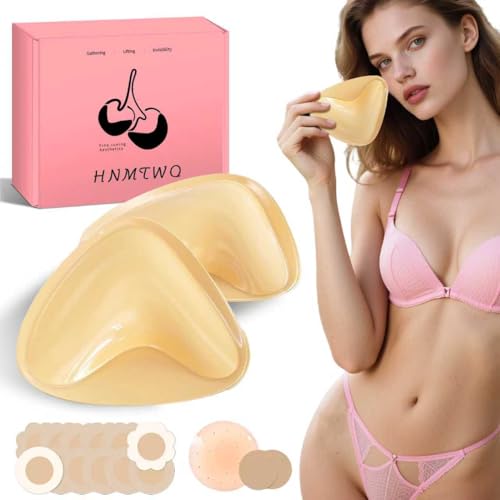 Ultra Push up Sticky Bra Pads Inserts, Stick Bra,Double Sided Adhesive Bra Inserts,Stick on Bra for All Outfits