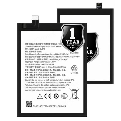 Image of Original BL270 Battery Compatible for Motorola Moto E5 | Motorola Moto G6 Play - (4000mAh) - 1 Year Warranty