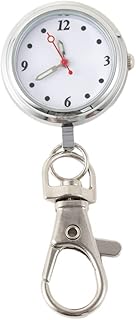 LALAFINA Alfinete De Enfermeira Relógios De Bolso Masculino Chaveiro Menina Relógio De Lapela De Quartzo Bolso Pendurado Bolso De Quartzo Clássico Relógios De Quartzo Mosquetão Relógios