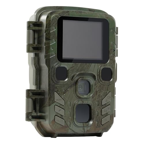 Technaxx Allemagne Nature Sauvage Caméra Alimenté par Batterie Full HD Cam Intérieur Extérieur Vision Nocturne Capteur de Mouvement Chasse Faune pour...