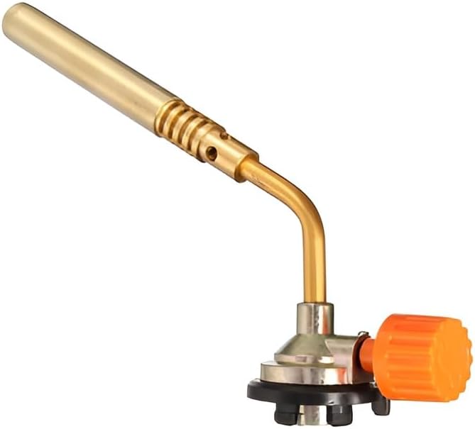 Multipurpose Imported Butane Heat Gun/Torch. Handy Tool For Copper Pipe Welding & Brazing, Camping, Jewelry Repair Work Gas Torch Flamethrower Butane Burner