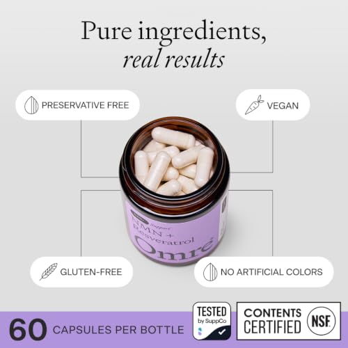OMRE NMN + Resveratrol Supplement