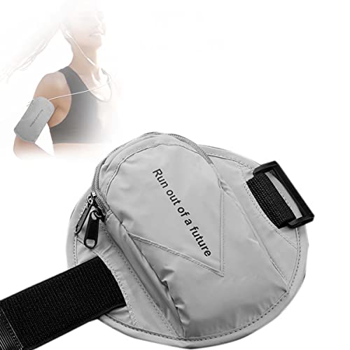 Image of ZIBUYU Waterproof Sport Armband Cell Phone Armband | Adjustable Band Fit for All Below 6.8? Cellphone | Waterproof & Anti-Sweat Fabric | Built-in Rear Pocket for Storage