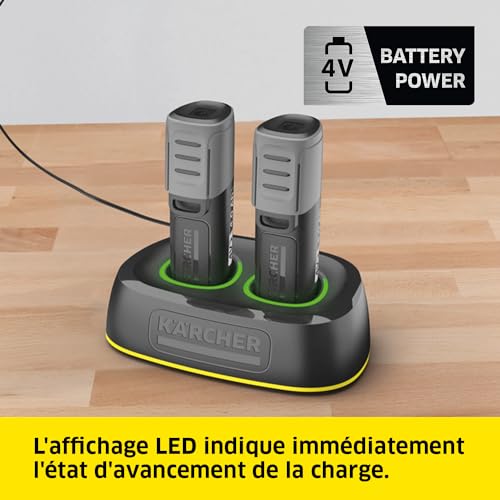 Chargeur rapide Duo Kärcher 4V compatible batterie affichage LED - 6