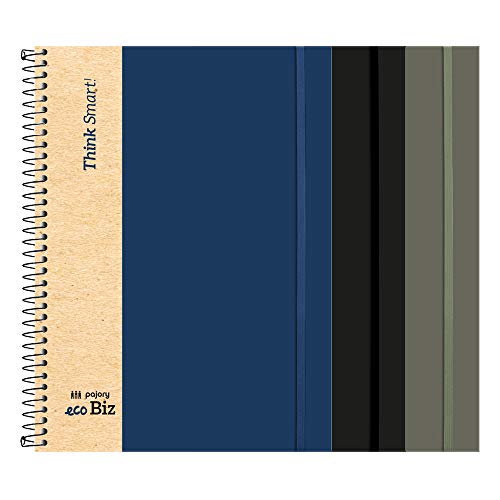 Pajory Cuaderno Espiral Capa Dura, Eco.Biz Ii A5, 60F 90 g, Pautado Cover