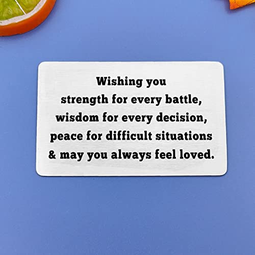 Inspirational Gifts for Men Christian Gifts Religious Gifts Engraved Wallet Insert Card Encouragement Gifts Graduation Gift Card Birthday Card Christmas Christianity Prayer Gifts for Him and Her4