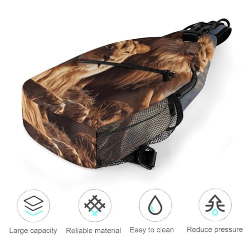 Bolso bandolera cruzado para viaje y senderismo 38x20 cm miniatura 5