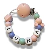Chupeteros Personalizados con el Nombre de su Bebe. Seleccione Color, Diseño y...