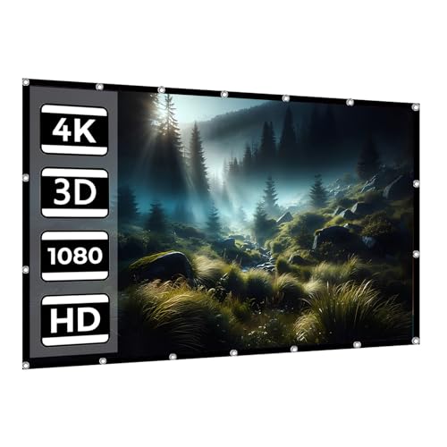 Pantalla de proyección portátil 150" 16:9 HD plegable