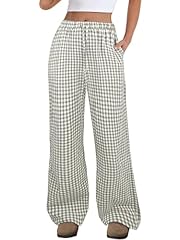 Army Green White Plaid