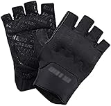 Fahrradhandschuhe Sommer Fahrradhandschuhe Für Herren Damen Halbfinger Fahrradhandschuhe Stoßdämpfend Anti-Rutsch Atmungsaktiv Rennrad Mountainbike Handschuh,Schwarz,XXL,Gigh End4