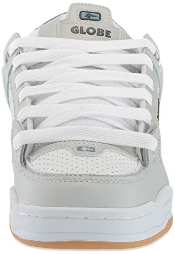 Image of Globe Men's Fusion Skate Shoe, Light Grey /White /Dusk, 11 Medium US
