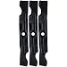 Set of 3, Made in USA Blades to Replace Cub Cadet 742-04068, 742-04067 Blades, 50" Decks.