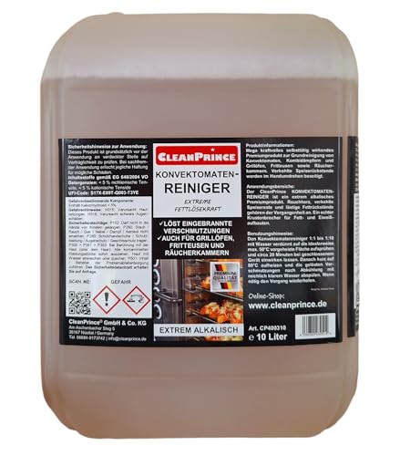 Foto von 10 Liter CleanPrince Konvektomatenreiniger Konvektomat Reiniger Konvektomatreiniger Reinigungsmittel, entfernt Fett Öl eingebrannte Lebensmittel