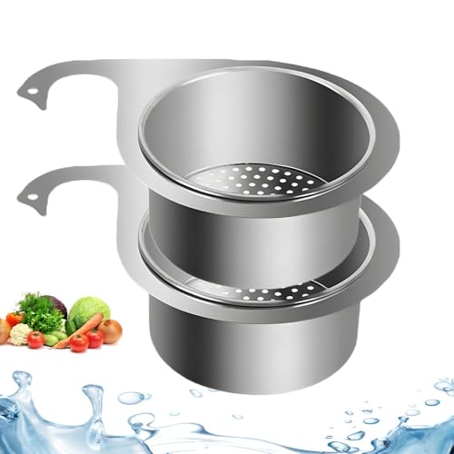 Colador de Acero Inoxidable para Fregadero de Cocina
