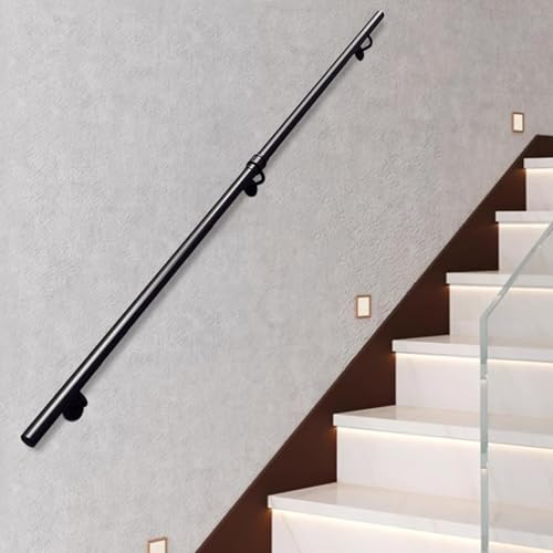 Main courante métal noir 4m sécuriser escalier raide intérieur et extérieur - 2