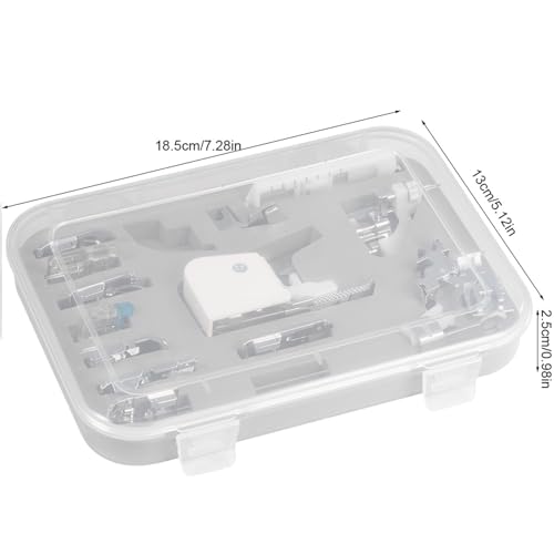 Kit 15 piezas pies prensatelas para máquina de coser miniatura 3