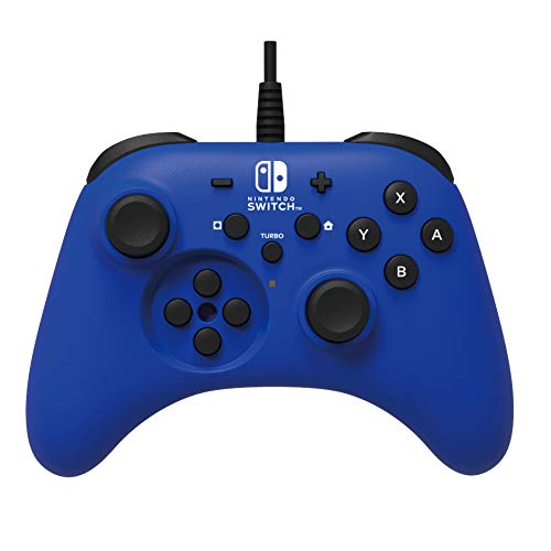 Controle com fio Hori HORIPAD para Nintendo Switch, azul