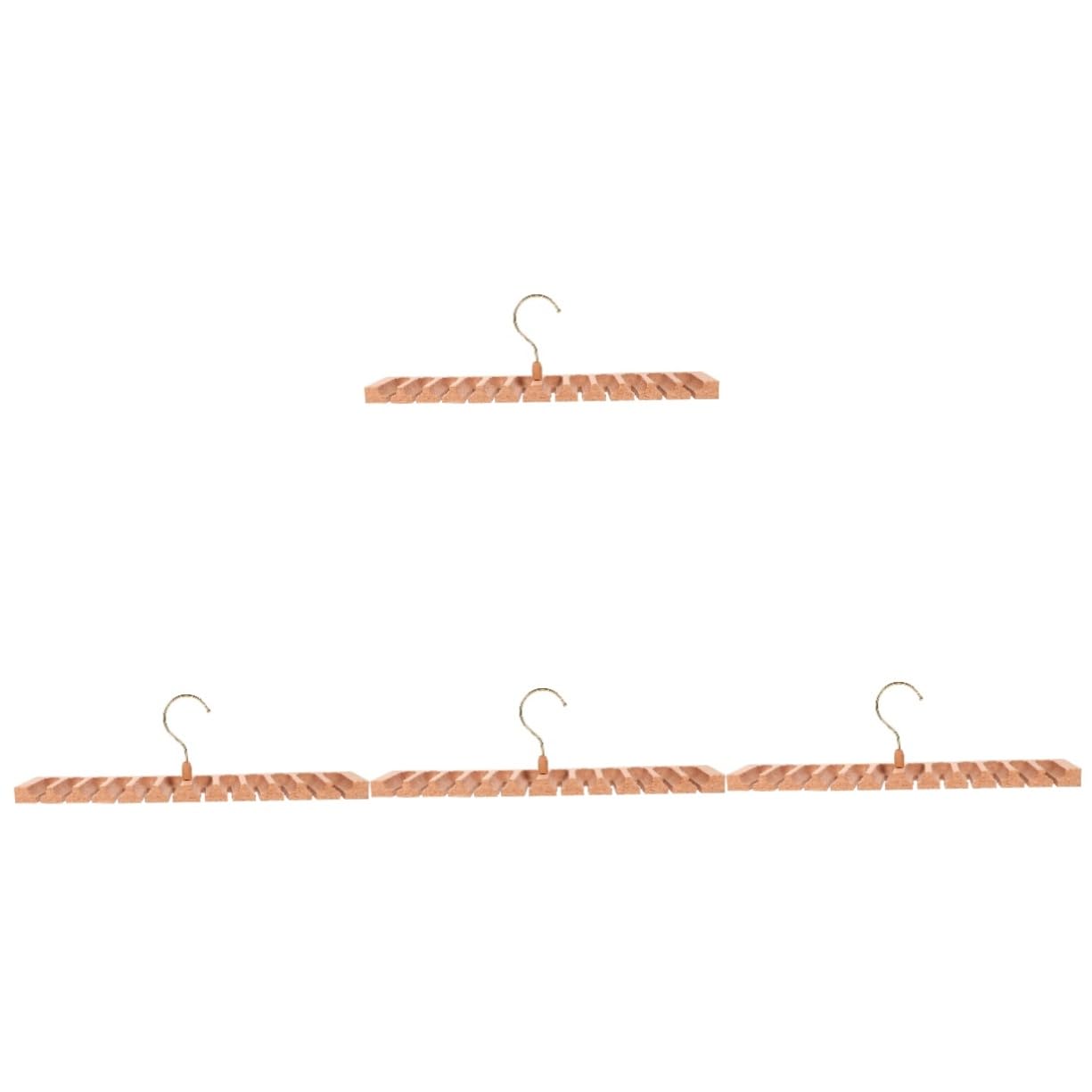 Cabilock 4stücke Belt Hanger Für Kleiderschrank Drehbarer Gürtel-Organizer Mit Fächern Praktischer Aufbewahrungslösung Für Schals Krawatten Und Gürtel Für Zuhause Und Hotel