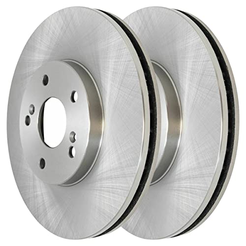 AutoShack R41277PR Pair of 2 Front Driver and Passenger Side Disc Brake Rotors Replacement for 1999-2003 2006-2008 Acura TL 2001-2006 MDX 2003-2008 Honda Pilot 2003-2011 2012 Accord 1999-2004 Odyssey