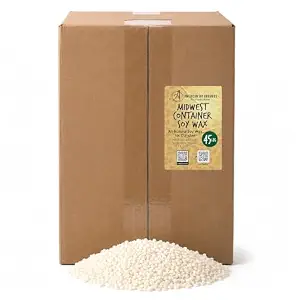 10 Best Candle Waxes to Elevate Your Home Ambiance 16 American Soy Organics 100% Midwest Soy Wax Beads, Candle Wax, 45 lbs