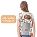 BABYPARK 3-in-1 Baby Carrier Newborn to Toddler - Ergonomic(7.5-45lbs),Cozy Baby Carrier，Enhanced Lumbar Support，Easily AdjustableLightweight & Breathable Child Carrier(Camouflage)