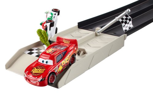 Disney Cars Toys Action Shifters Flo's V8 Café Dragstrip Playset #TOP3