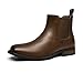 Bruno Marc Stivali da Uomo Chelsea Classici Indossabili Leggeri Slip-on Stivali in Pelle Vintage Ankle Stivaletto Uomo ,Size 43,Marrone-Pu,BMUMAB2402