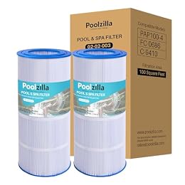 Poolzilla [1 Filter Cartridge Compatible w/ CC100, C-9410, Pentair R173215