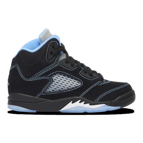 Image of Jordan Retro 5 - Boys' Preschool (Blue/Black), Blue/Black, 1 Little Kid