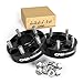 Customadeonly 2 Pieces 1.5" 38mm Hub Centric Wheel Spacers Black Anodized Bolt Pattern 5x114.3 5x4.5 CB 66.1mm Thread Pitch 12x1.25 for Infiniti G35 G37 Q50 Q60 Nissan 240Sx 350Z 370Z 300Zx