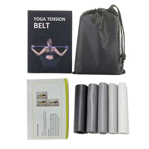 5 Pcs Resistance Bands Multifunctional Fitness Exercise Workout Suitable for Muscle Building Pilates