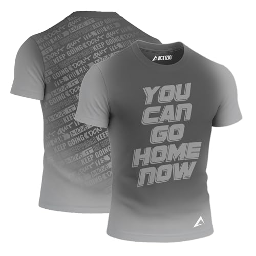 Actizio Men's Workout Shirt Performance Fabric T-Shirt Short Sleeve Sweat