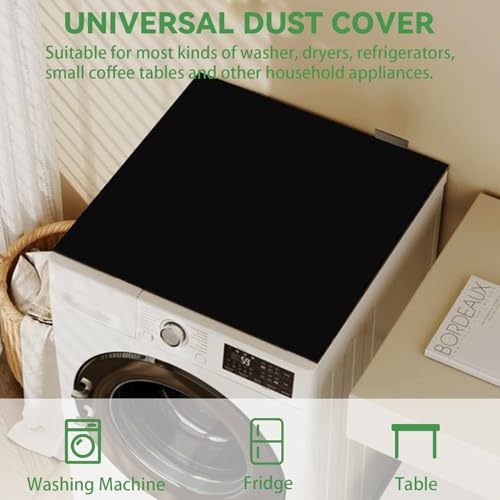 image for Rusiky 54'' x 27'' Washer and Dryer Covers for the Top, Non-Slip Washi