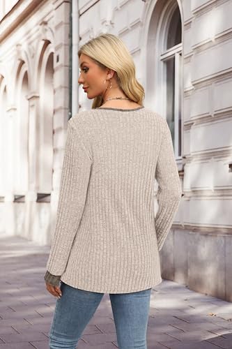 Image of XIEERDUO Sweater for Women Winter Clothing Long Sleeve Shirts Fall Fashion Must Haves Comfiest Airport Outfits Trendy
