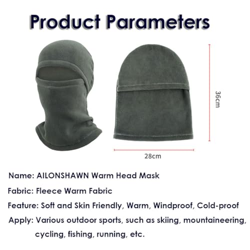 Image of Ski Mask Fleece Balaclava Warm Winter Face Mask Men Shiesty Mask Women Motorcycle Thermal Fleece Face Cover for Cold Weather