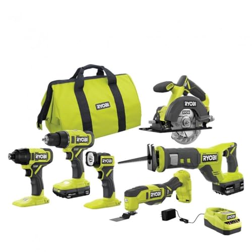 RYOBI ONE+ 6-Tool Combo Kit