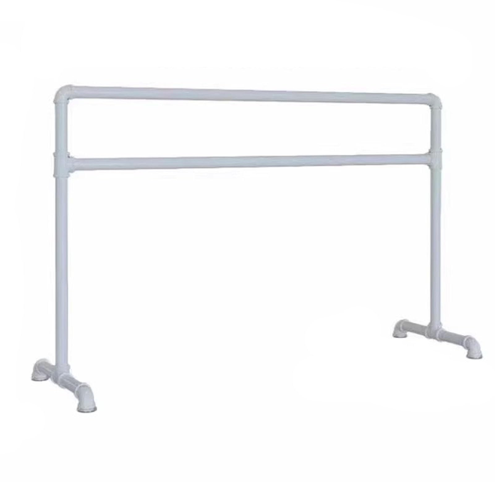 Barra de Ballet de Metal portátil de Doble Capa para gimnasios en casa: Barra de Entrenamiento de Baile de Fitness Ajustable, Adecuada para Adultos y niños, Ideal para Entrenamientos de Alta