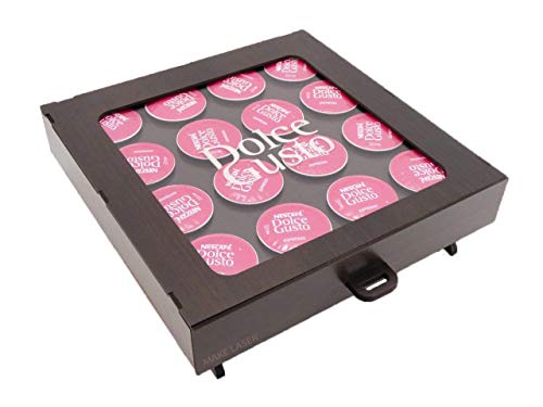 Porta Capsula café Dolce Gusto acrilico 16 capsula gaveta