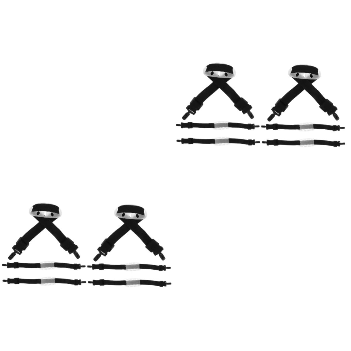 OSALADI 2sets Chin Belt for Helmet Hard Hat Chin Straps Adjustable for Safety 3pcs*2