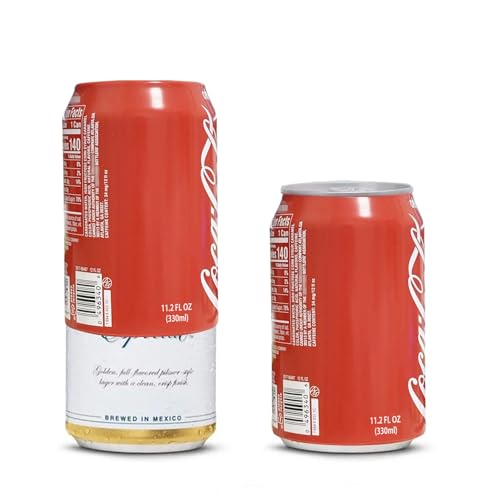 Silikonhülle für Bier Dosen, cola dosenhülle, Wärmeisolierhülle für Bierdosen, Bierdosenüberzug, Eignet sich für Fußballspiele, Strand, Ausflüge und Partys, 330ml 2er-Set (2 red)