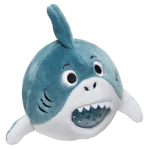 Ariel EDGE Stress Buster Toy Stress Ball for Kids/Adult with mesh Pouch -Squeeze Squishy Ball with Soft Plush Cover on The Outside - Multiple Characters Available (Shark)