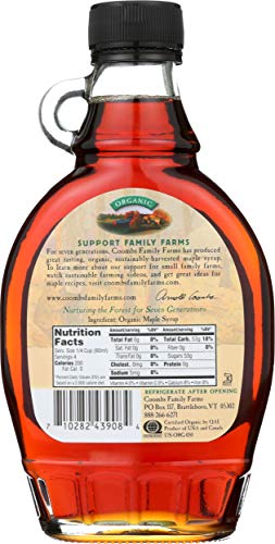 Image of Coombs Family Farms Organic Maple Syrup Bottle, 236 ml