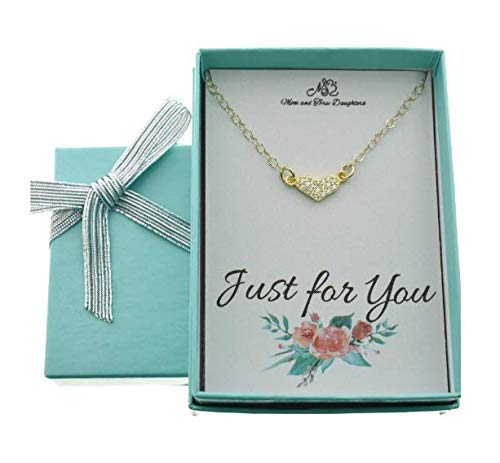 Heart CZ Pendant Set in Gold Plated Sterling Silver on a 16