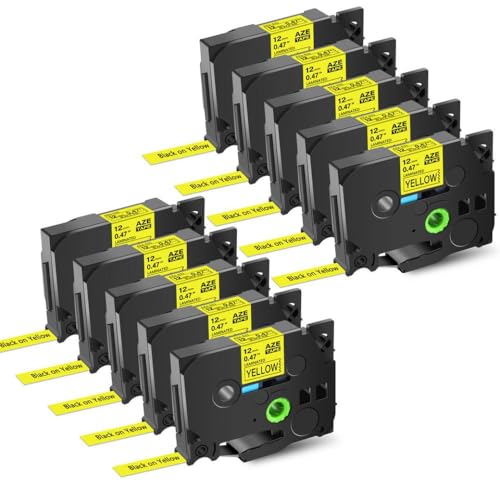 Ruban laminé TZ 231 noir sur blanc pour identifier vos dossiers
